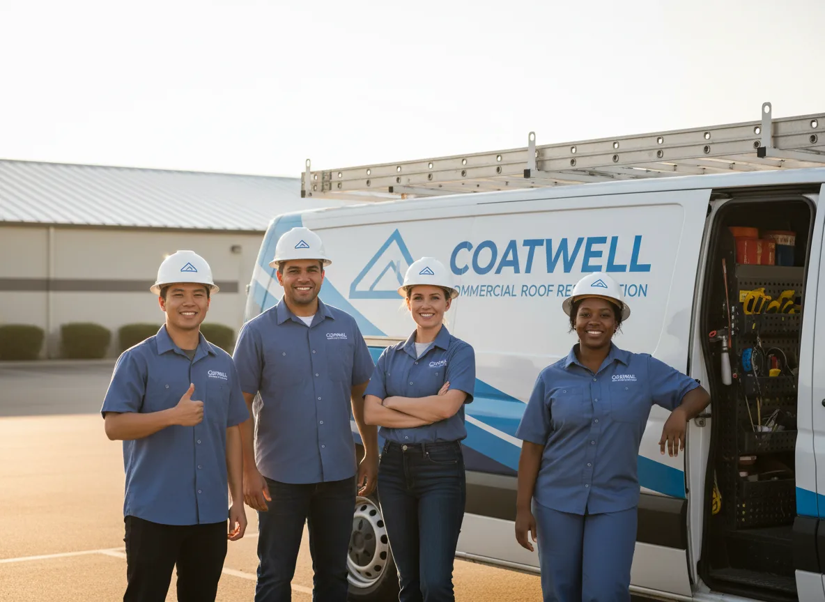 Commercial roof coating company in Forksville, PA